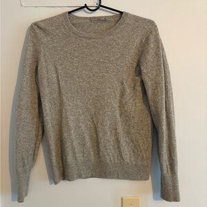 Everlane Cashmere Heather Gray Knit Top
